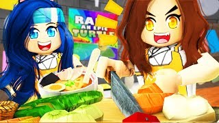 MAKING PRISON FOOD IN ROBLOX MEEP CITY!