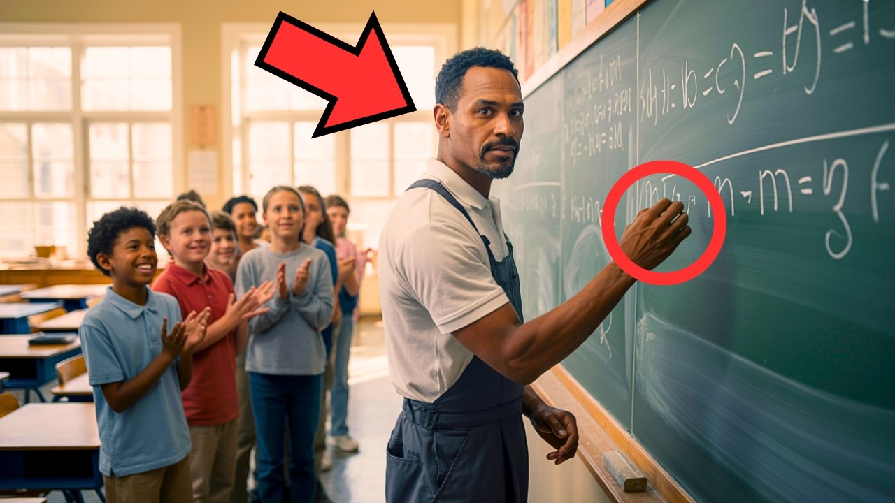 ¡PROFESORA PIDE A CONSERJE RESOLVER PROBLEMA, MINUTOS DESPUÉS TODOS LO APLAUDEN!