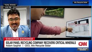 We Recycle Solar CEO Adam Saghei on turning solar waste into AI infrastructure