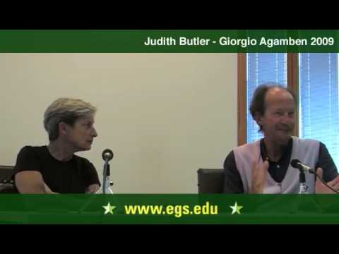 Judith Butler and Giorgio Agamben. Eichmann, Law and Justice. 2009 1/7