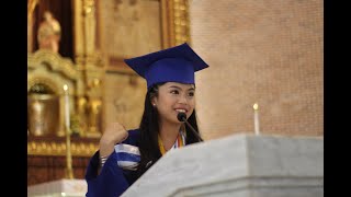 Senior High School Graduation 2021  Valedictory Address | Gabrielle George D. Cendaña