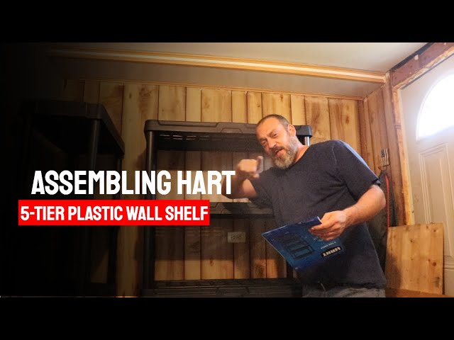 Expert Tips for Assembling HART 5 Tier Plastic Shelves with Ease