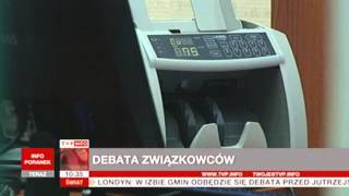Związkowy Bój O Płacę Minimalną Na Finiszu Tvp Info, 20.05.2013