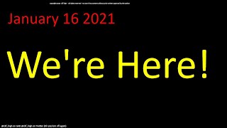 2021 01 16 SciFi World! We're HERE!