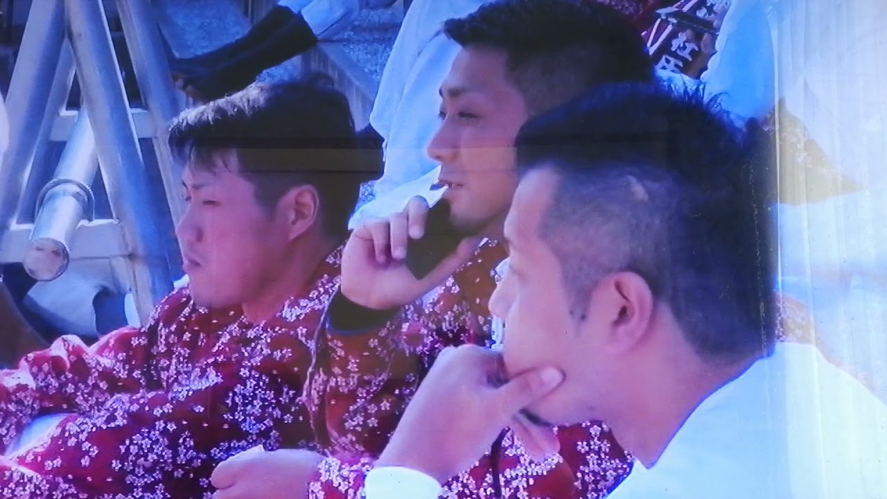 東浜ｖｓ松の木!喧嘩前の激走!