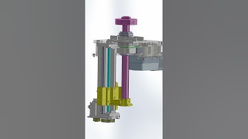 Lift + Rotate #mechanism #machine #solidworks#3dprinting
