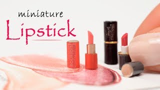 Miniature Lipstick Maybelline Bourjois Max Factor | No Polymer Clay