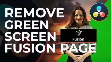 How to remove a GREEN SCREEN in Davinci Resolve ? (Fusion Page)