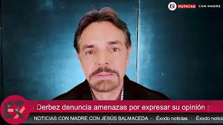 Eugenio Derbez denuncia am3nazas por expresar su opinión política