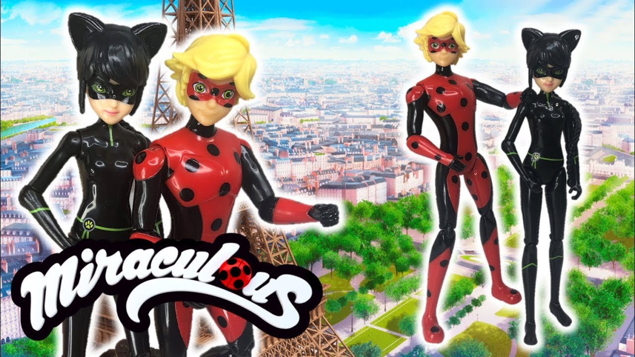 miraculous ladybug ladynoir doll