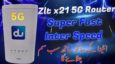 How to set up zlt x21 5G Wi-Fi router l  Zlt- x21 5G router ke setup ka tarika