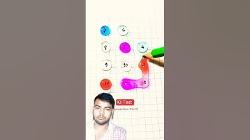 Iq test connect 1 to 11 #shortsfeed #iqtest #line #maths #drawing #trending #art #funny#shorts#viral