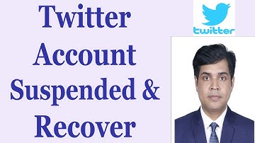 Twitter Account Suspended/Deactivated | How To Recover Twitter Account | Bangla Video Tutorial