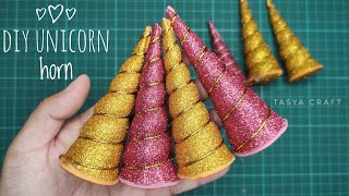 How do I Make Unicorn Horn with Glitter Foam