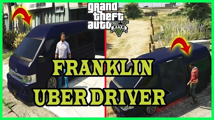 GTA 5 - UBER DRIVER WITH FRANKLIN | TOYOTA HIACE #1