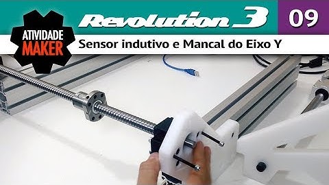 #9 CNC Router Caseira REVOLUTION 3 - Sensor indutivo e Mancal do Eixo Y