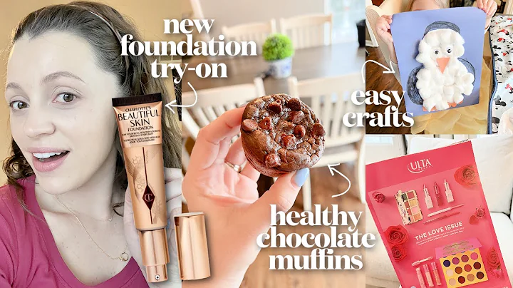 VLOG // new Charlotte Tilbury foundation, healthy ...