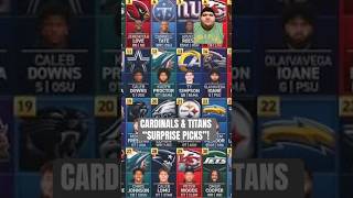 People can’t handle the Cardinals &amp; Titans Draft Picks #nfldraft2026 #2026nfldraft #titanup #nflnews