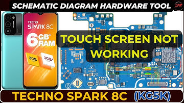 Techno spark 8C KG5K Touch Screen Not WORKING | Hardware Schematic Diagram jumper | DMR SOLUTION