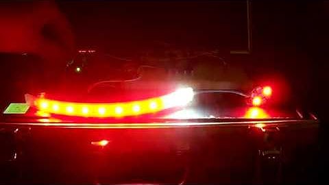 Arduino Mini Pro Quadrokopter running light (17 Led