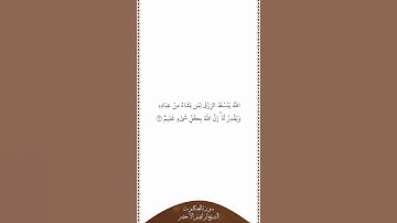 تلاوة في دقيقة سورة العنكبوت الآية ٦٢ الشيخ إبراهيم الأخضر