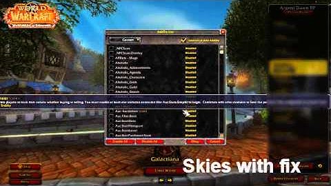 World of Warcraft - Sky flickering fix (6.0.2)
