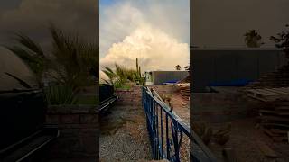 Monsoon storms building up in Yuma,AZ tonight