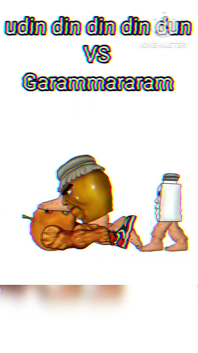 Udin din din din din dun VS Garammararam #animation #action #edit #cartoon #memes #dc2 #brainrot