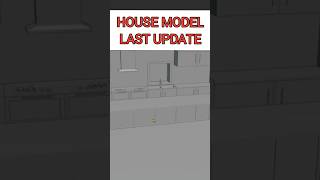 House #blendermodeling Last Update Vid before #texturing in #godot