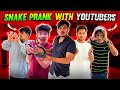 Snake 🐍 Prank On All Youtubers In Boot Camp Gone Dangerous ⚠️- Two Side Gamers Vlog #51