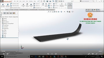 How To Design Blended Winglets With SolidWorks Software