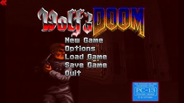 Wolf3DOOM - GZDoom Mod  (No commentary)