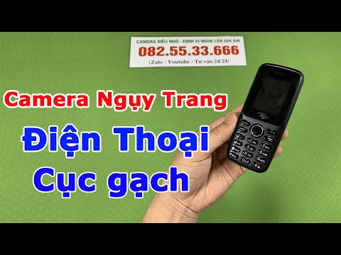 Video Camera Ngụy Trang Điện Thoại Cục Gạch Itel 4K Kết Nối... - youtube