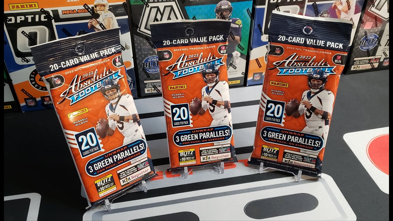 💥New Retail Product Release💥 2022 Absolute Football Value Packs! ⚠Did you know?⚠ NO BOOMS!🤔