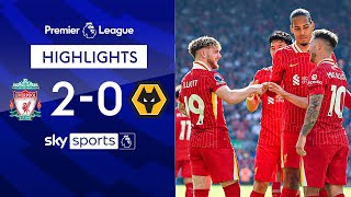 Klopp departs emotional Anfield with victory! ❤️ | Liverpool 2-0 Wolves | Premier League Highlights