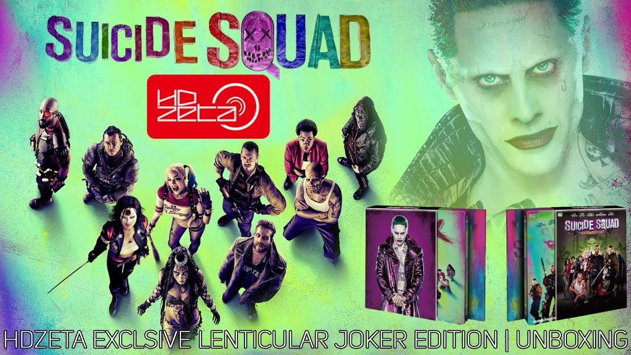 joker and harley Suicide Squad | HDzeta Exclsive Lenticular Joker Edition | Unboxing