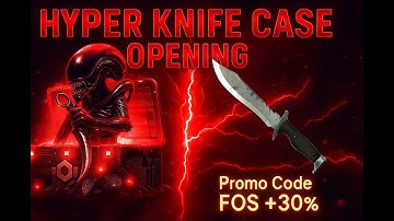 HYPER KNIFE CASE OPENING | Bowie Knife Stained DROP on CSGO.NET | Promo Code FOS +30%