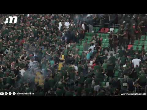 أعمال شغب بملعب الدويرة و في يوم افتتاحه من قبل أنصار المولودية جماهير المولودية