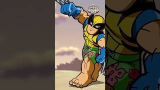Wolverine plays beach volleyball 🏐🏖️
