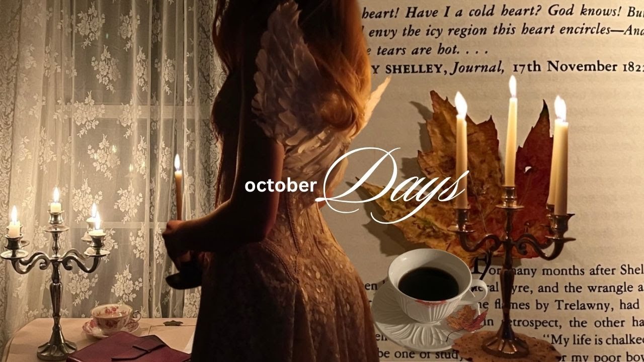 последние дни октября | осенний шопинг, ведение дневника в кафе и подготовка к Хэллоуину