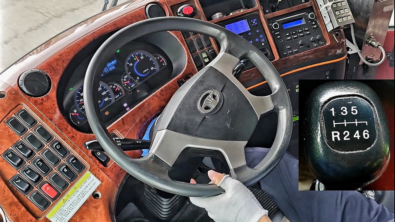 [버스주행영상] 대우버스 FX116 디젤 커민스 엔진 EURO6 시동 주행영상  (DawooBus FX116 Disel cummins)