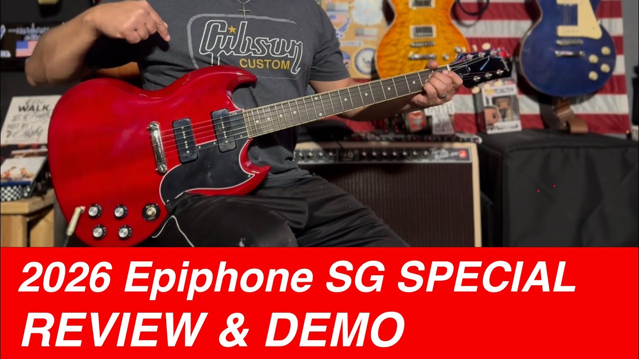 2026 Epiphone SG Special Cherry 🍒 REVIEW & DEMO ￼ - YouTube