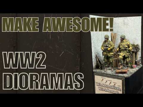 Make Awesome *WW2 Dioramas* (Step by Step)