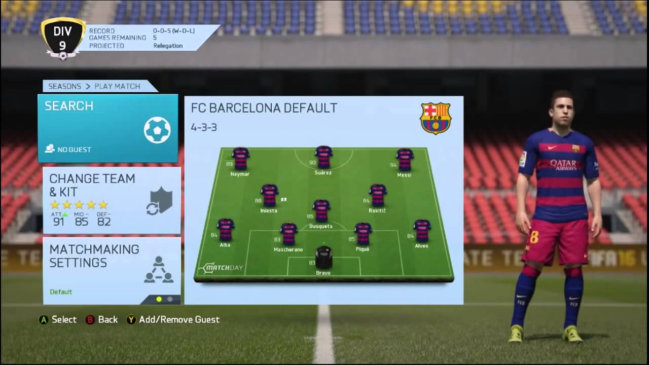 FIFA 16 How Add Guest in Online Game