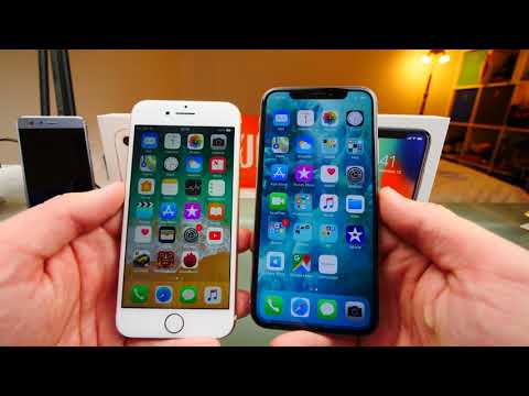 Nagyon neh  z d  nt  s   Apple iPhone X vs  iPhone 8   sszehasonl  t   vide  