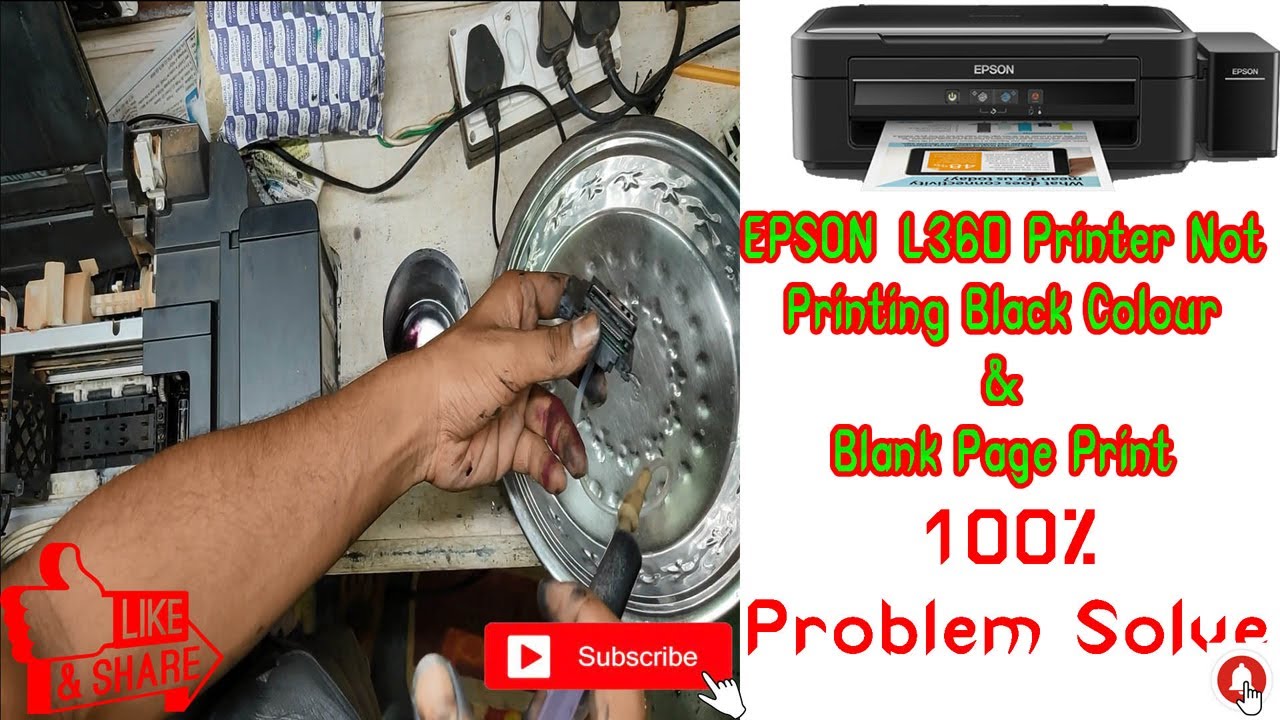 epson xp 435 not printing black