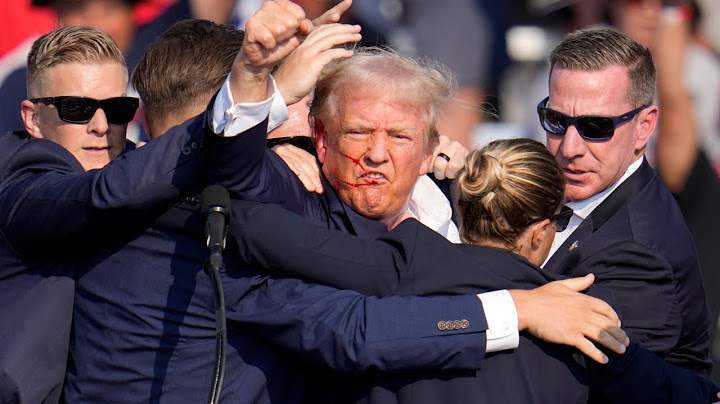 Trump says he was “shot with a bullet” in ear at rally | Here's everything we know