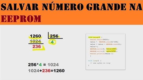 Valores Grandes na Memória EEPROM // Dicas de Programação