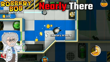 Robbery Bob walkthrough - chapter 3 - Level 14 - Nearly There