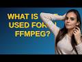 What is -crf used for in FFmpeg?